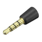 High-quality Microphone 3.5mm Audio Metal Plug Portable Recording Gamepad Live Broadcast Microphone for PS4 Laptop Mobile Phone