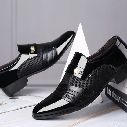 Large Size Fashionable Men's Office Formal Shoes Low Cut Daily Comfortable Pointed Multifunctional Men's Wedding Men's Shoes