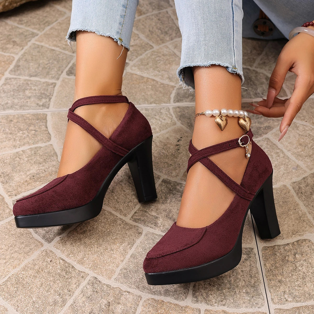 Women High Heels Pumps Nude Shallow Mouth Women Shoes Fashion Office Work Wedding Party Shoes Ladies Shoes Summer Heels Woman