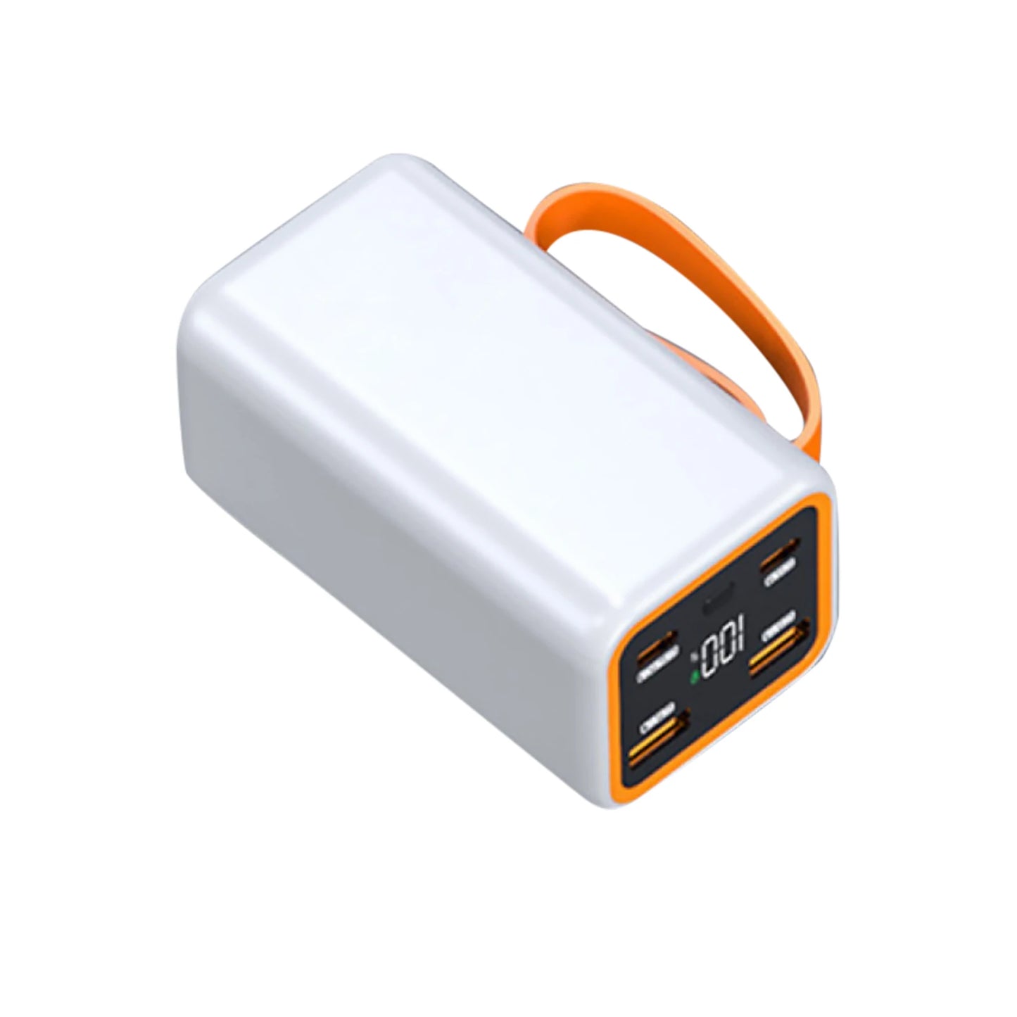Detachable DIY Power Bank Case 4*21700 Battery PD 22.5W Fast Charging Shell LCD Digital Display Power Bank DIY Battery Case Box
