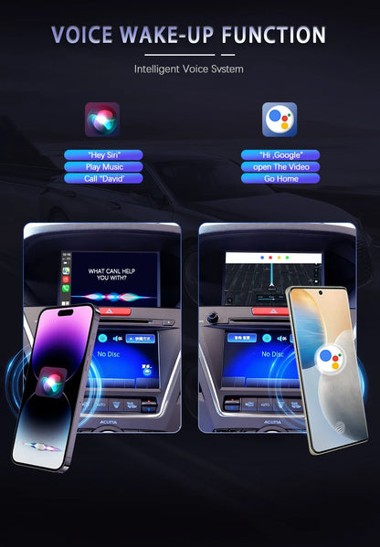 Car Ai Box Wireless Apple Carplay Android Auto For Acura YD3 MDX RDX TLX ILX RLX Honda Odyssey Original Screen Support Mirroring