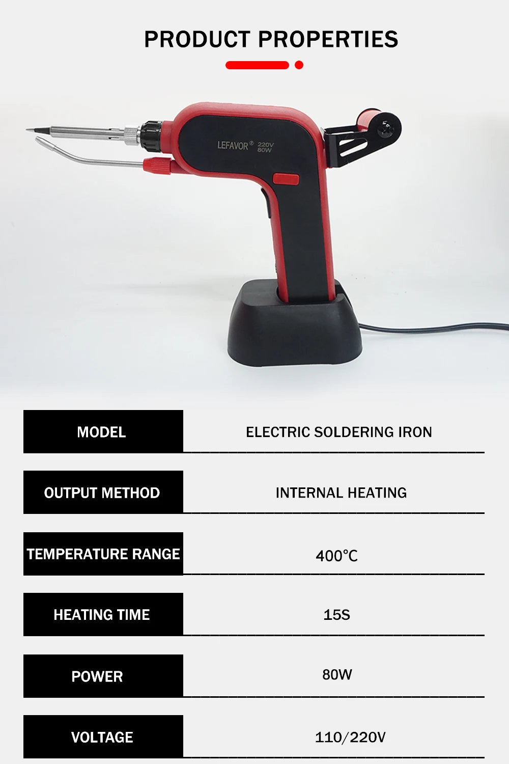 Electric Soldering Iron Gun Hand-held Internal Heating Soldering Iron Automatically Send Tin Gun Soldering Welding Repair Tool