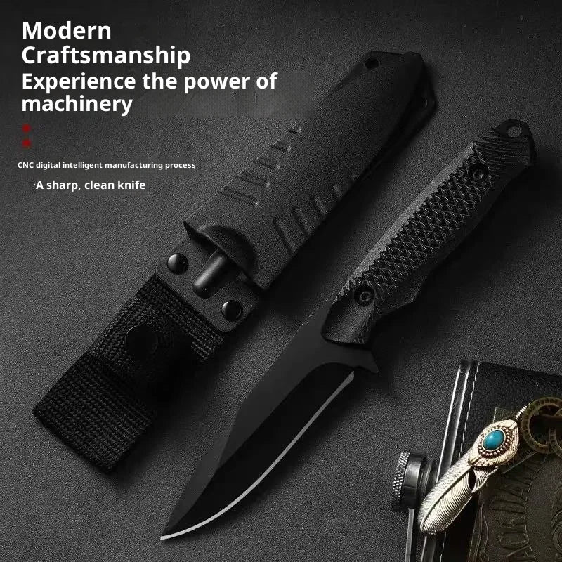 Outdoor Tactica Personal Defense Sharp Diving Utility High Hardness Integrated Dragon Bone Design Survival Tool
