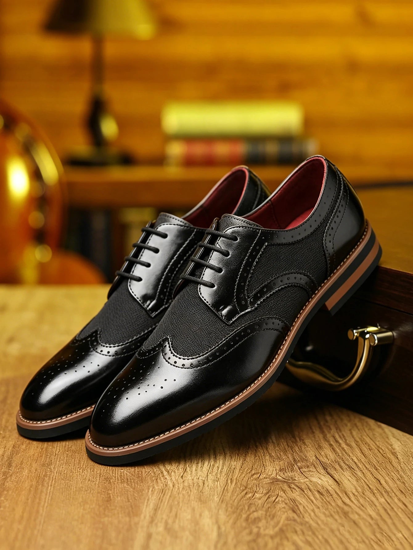 Gentleman Formal Dress Shoes, Comfortable Stylish Business Shoes for Men Daily & Social Wear