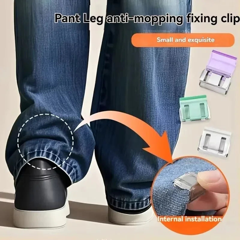 4/6/10PCS Detachable Anti Sliding Trouser Clip Invisible No Sew Concealment Buckle for DIY Sewing Craft Clothing Clips