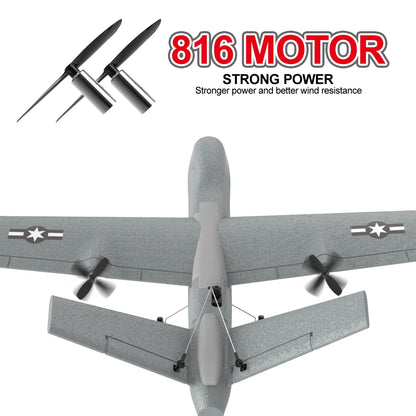 816 MOTOR Airplane Z55 RC Plane 3CH EPP Foam 2.4G Remote Control Wingspan Aircraft Fixed Wingspan Toys Gifts for Children
