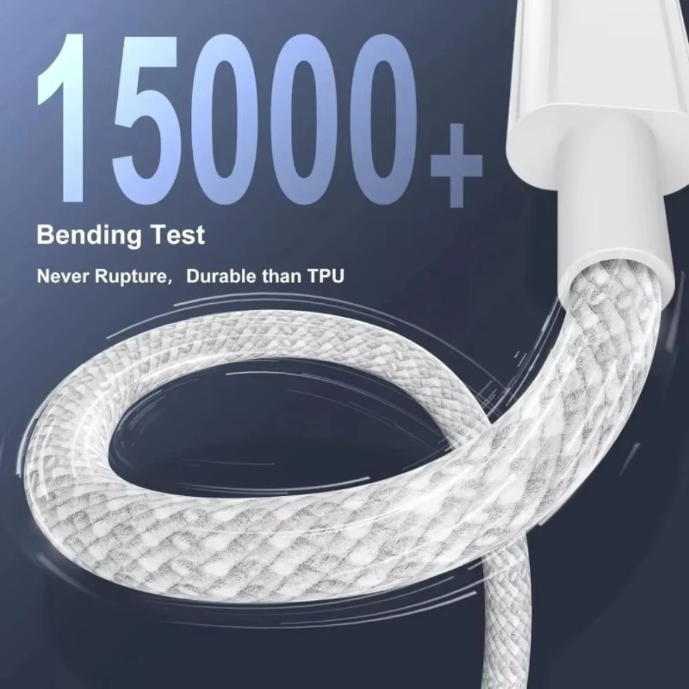 Kabel ładujący NNBILI USB C do USB C 60W Szybkie ładowanie Obsługuje szybkie ładowanie dla iPhone 17 16 15 Pro Max Samsung S26 S26 Huawei