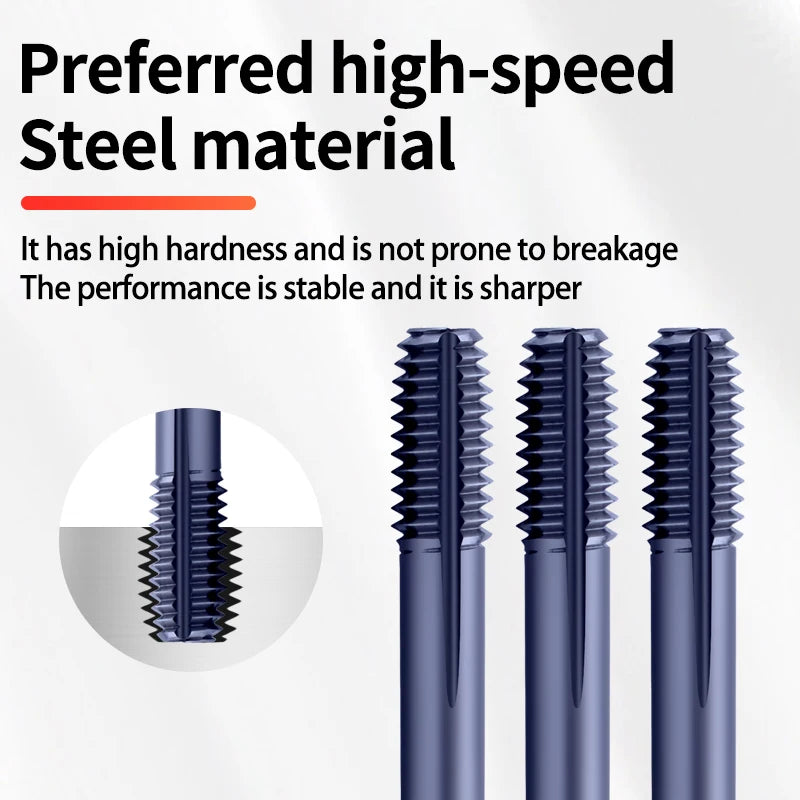 BOSS TAPS HSSE M35 M42 DIN 371 376 Standard Spiral Fluted Tap Pointed Roll Forming M2.5 M3 M4 M5 M6 M8 Machine Screw Thread Taps