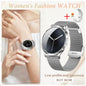 Nowy Smartwatch dla Kobiet 1.32 Cala AMOLED HD Ekran Sportowy Fitness Wodoodporny Zegarek Połączenia Bluetooth Cyfrowy Smartwatch Damski