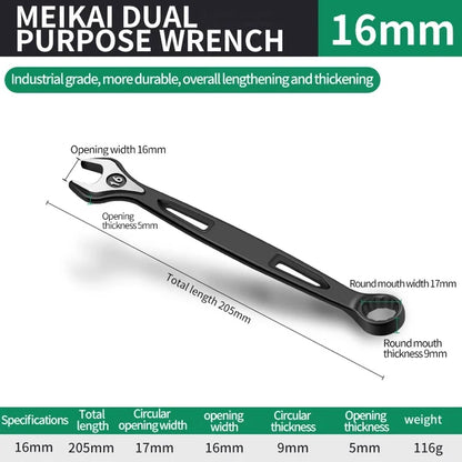 8mm-32mm Ratchet Wrench Dual-purpose Metric Setdouble Offset Ring Spanner Universal Spanner For Car Repair Hand Tool
