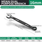 8mm-32mm Ratchet Wrench Dual-purpose Metric Setdouble Offset Ring Spanner Universal Spanner For Car Repair Hand Tool
