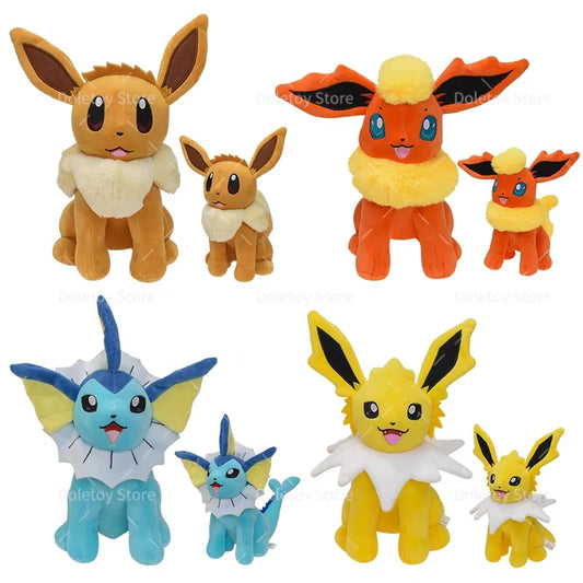 Hot Pokemon Plush Sylveon Leafeon Umbreon Vaporeon Glaceon Soft Anime Dolls Throw Pillow Stuffed Animal Birthday Gift for Kids