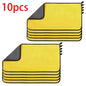 1/2/3/6/10pcs 30X60cm Microfiber Car Cleaning Towels Soft Quick Drying for Windows Mirrors Wiping Rags Double Layer Wash Cloth