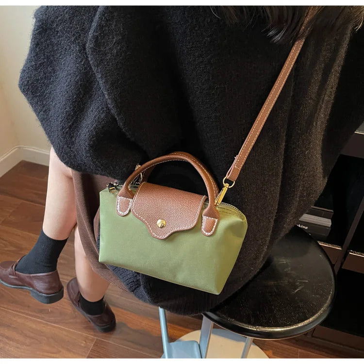 Retro Casual Fashion Ladies Shoulder Bag Stylish Trendy Crossbody Bag Quality Small Square Bag Urban Minimalist Style Polyest...
