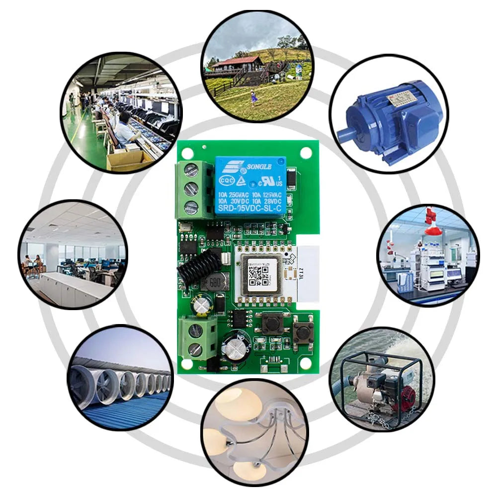 Zigbee Relay Breaker 7-32V 85-250V Switch Module Control Works With Tuya Smart Life App Alexa Google Smartthings Ewelink Hub