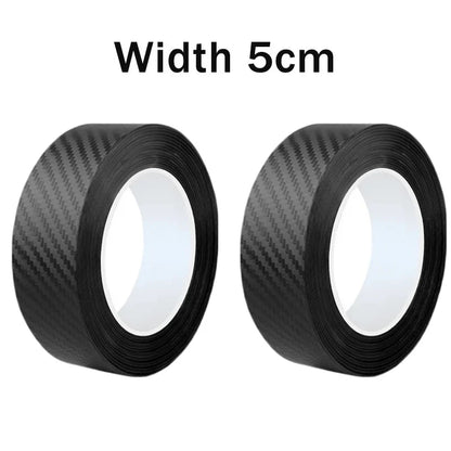 Nano Carbon Fiber Car Sticker Paste Protector Strip DIY Automotive Protective Film Auto Door Sill Side Mirror Anti Scratch Tape