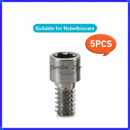5PCS Dental Bridge Ti Screws  M1.4 Osstem Regular Mini Multi Unit Screw Adin Dentium ITI Anthogyr Dental Implant MUA Screws