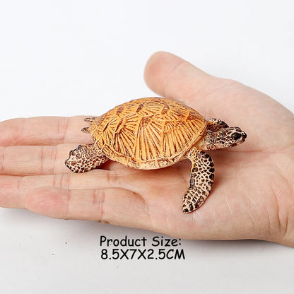 Simulation Chinese Softshell Leatherback Sea Turtle Snapping Turtles Tortoise Ocean Animal Model Education Toy Figures For Kids