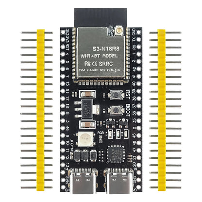 NEW ESP32-S3 Development Board with 2.4G Wifi BT Module for AI IOT DIY ESP32-S3WROOM1 N16R8 MCU 44Pin Type-C 8M PSRAM