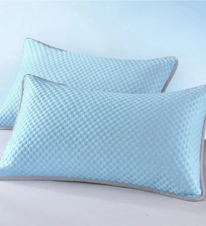 1pc-Summer Cool Bean Pillowcase - Breathable Air Conditioning Pillow Cover for Hot Sleepers No Insert Included 48 x 74cm