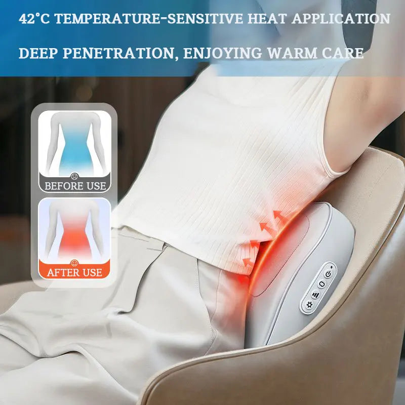 Haier Cervical Neck Massager Pillow Back Muscle Massagers Machine 3D Stereo Electric Massage Device Relax Tool