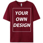 Personalized Custom Print Summer Y2K Team T-Shirt Cotton Casual Loose Short Sleeve Basics Fashion Tee Work Breathable Streetwear