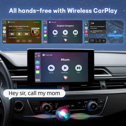 OTTOCAST U2Air PRO Wired To Wireless CarPlay Adapter USB Dongle Smart Ai Box Car Accessories for VW Nissan Ford Volvo Kia Benz