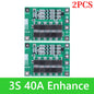 BMS 3S/4S 5A 10A 20A 25A 40A 60A Płytka zabezpieczająca ładowarkę do akumulatorów litowo-jonowych 18650 do wiertarki 12 V z funkcją wzmocnienia/balansu