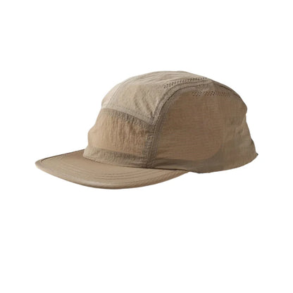 Water Resistant Quick Dry 5 Panel Baseball Hat Lightweight Breathable Sports Sun Caps For Men Women Drawstring Foldable Hats