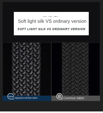 Men Belt Braided Elastic Belt for Men Stretchy Woven Canvas Fashion Belt for Versatile Jeans and Pants