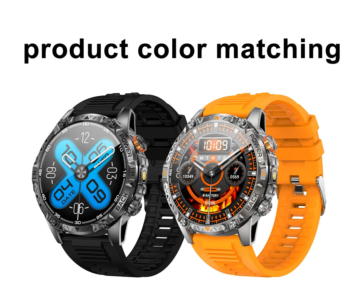 LIGE Nowy wojskowy do T-Rex 3 Ultra Smart Watch Bateria 1000 mAh Wodoodporny IP68 Kompas Latarka Sportowy monitor Smartwatch Mężczyźni