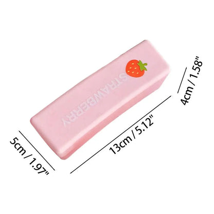 Strawberry Milk Bread Stick Squishies Slow Rising PU Foam Squeeze Stress Toy Moist Scented Bread Doll Soft Venting Toy For Party