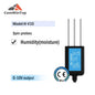 Measure Soil Moisture Temperature Humidity EC PH  NPK 4-20mA 0-5V RS485 Modbus Soil Sensor