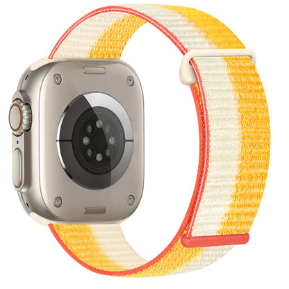 Nylon Loop Strap for Apple Watch Band 46mm 40mm 44mm 45mm 42mm 41mm 38mm Smart Belt Bracelet for IWatch Ultra 49mm 8/7/6/SE/5/4