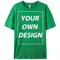 Personalized Custom Print Summer Y2K Team T-Shirt Cotton Casual Loose Short Sleeve Basics Fashion Tee Work Breathable Streetwear