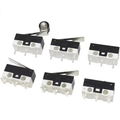 20/100/1000Pcs 3Pin Micro Limit Switch SPDT Momentary Push Button Switch 1A/125V Mouse Switch with Handle Roller