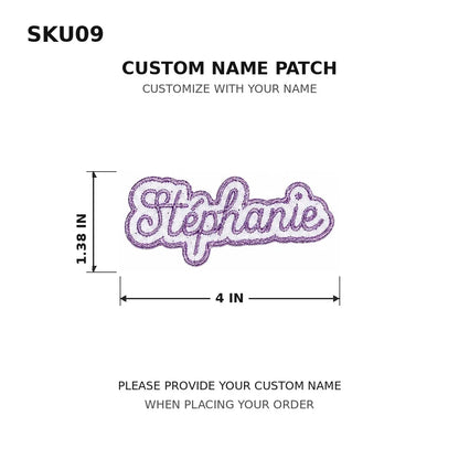 Customized Text Iron‑On Name Embroidered Patch Personalized Letter Applique Badge for Clothes Backpack Hat DIY Accessory