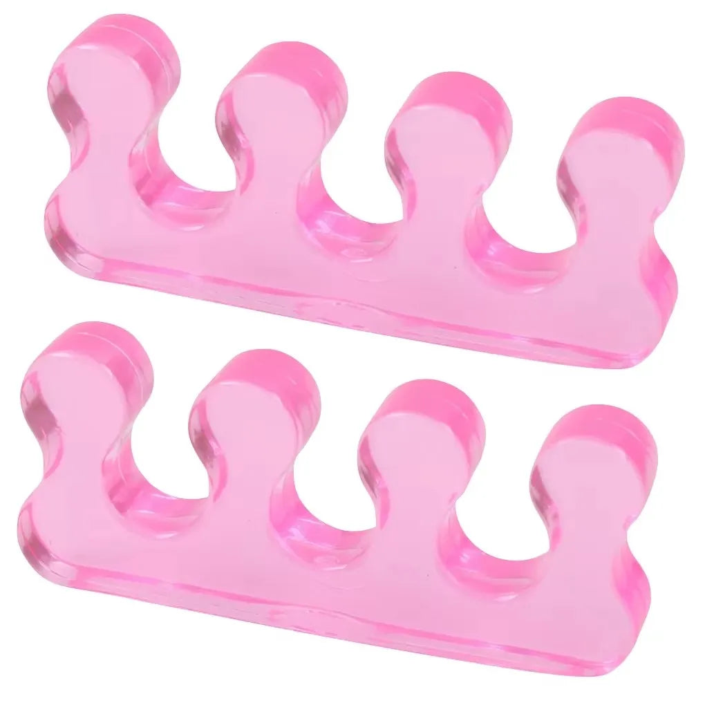 Silicone Manicure Pedicure Nails Finger Separator Flexible Finger Toe Spacer Separation Straighteners Tool Personal Health Care