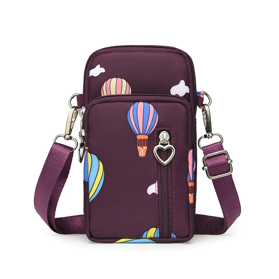 New Korean-style mobile phone bag, crossbody bag, mobile phone pouch, crossbody purse, vertical style small bag