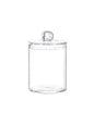 Small Clear Acrylic Qtip Holder Dispenser for Cotton Swabs Balls Pads Floss Picks - Vanity Makeup Storage Box Organizer