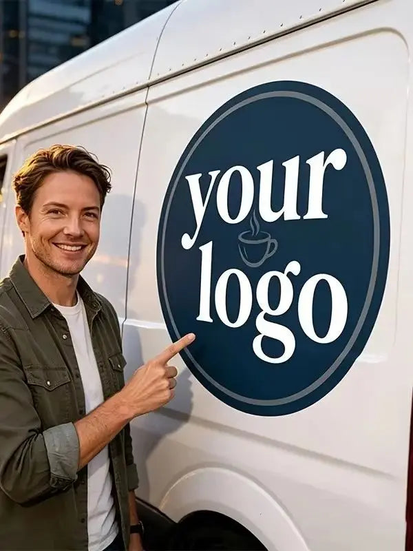 Custom Car Magnet Stickers, Durable Car Magnets, Perfect for Commercial Vehicle Advertising, Customize Your Logo