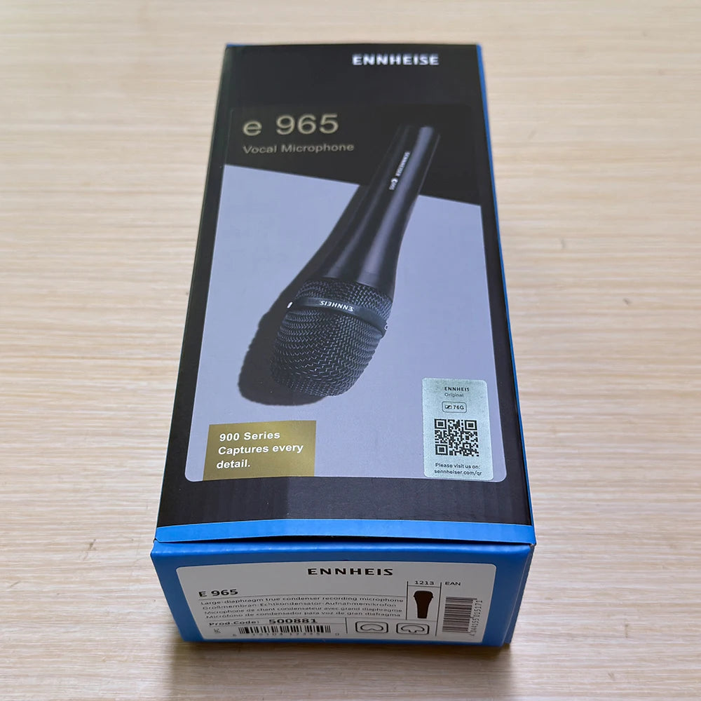 E965 Large Diaphragm Condenser Vocal cardioid Microphone for Stage and Studio, gaming,karaoke,singing,e 965