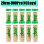 90-1350Pcs Bamboo Wooden BBQ Skewers Sticks Disposable 15/20/25/30cm for Grilling, Fruit, Kabob,BBQ, Barbecue, Camping, Outdoor