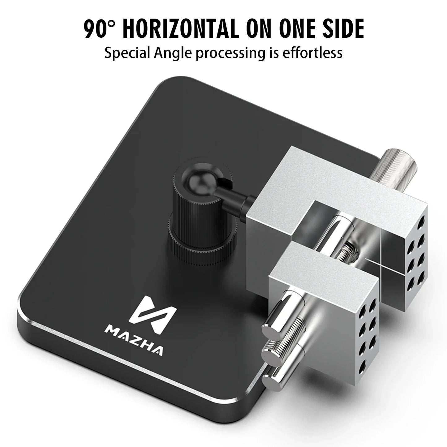 MAZHA T0010 2-in-1 Mini Portable Table Vise Compact Adjustable Clamp Precision Tool for Modeling Hobby DIY