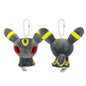 Pokemon Plush Keychain Anime Jigglypuff Gengar Sprigatito Urchin Mimikyu Sylveon Mew Umbreon Rowlet Stuffed Plushies Toys Gifts