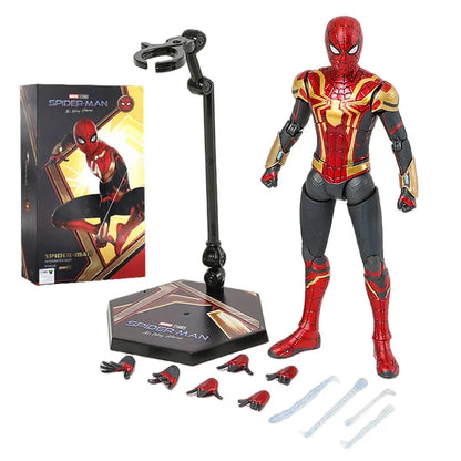 ZD Toy Iron Spider Man Advanced suit legends No Way Home Peter Parker Gold Black Red Model Action Figure Adult Collectible Toy