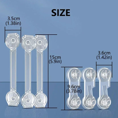 Baby Protect Cabinet Protection Against Children Security Locks Kid Protector Furniture Children Security Safety Drawer Locks