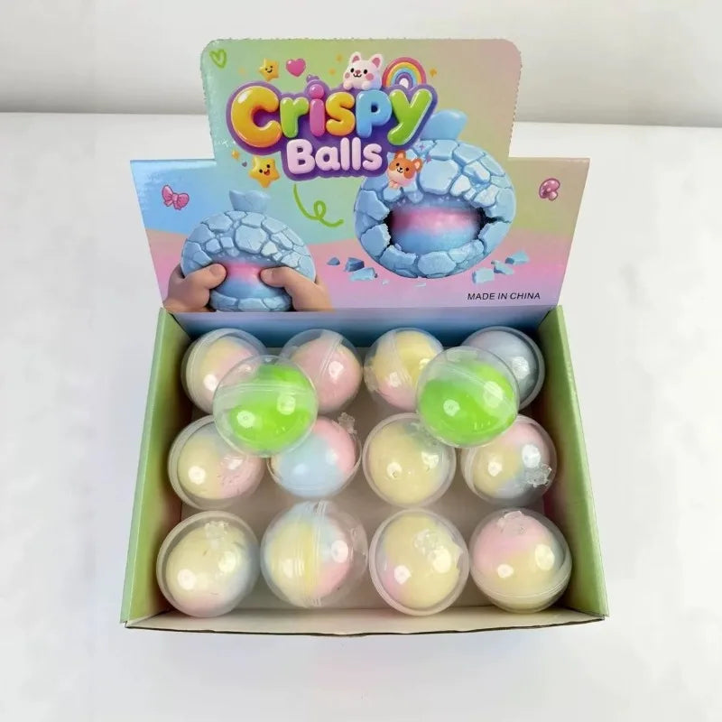 Multiple Series Squishy Stress Balls Slow Rebound Wax Skin Squeeze Toys Adult Quiet Sensory Fidget Toy Soothing Relieving Stress