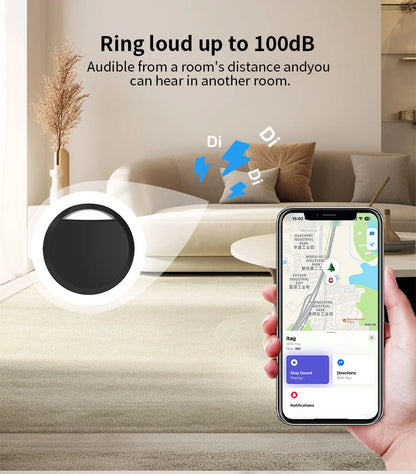1/4 Pack Smart Tag for Apple Find My – Bluetooth Item Tracker with Left Behind Alert & Loud Beep for Keys Wallet Luggage Finder