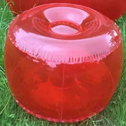 Outdoor Inflatable Stool Footstool Air Chair Inflatable Small Sofa Household Car Portable Stool Transparent Series Chairs